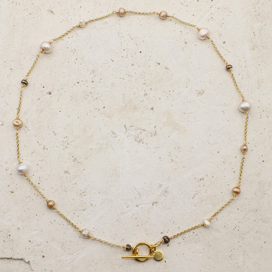 Nixie - Halsband Guld 02